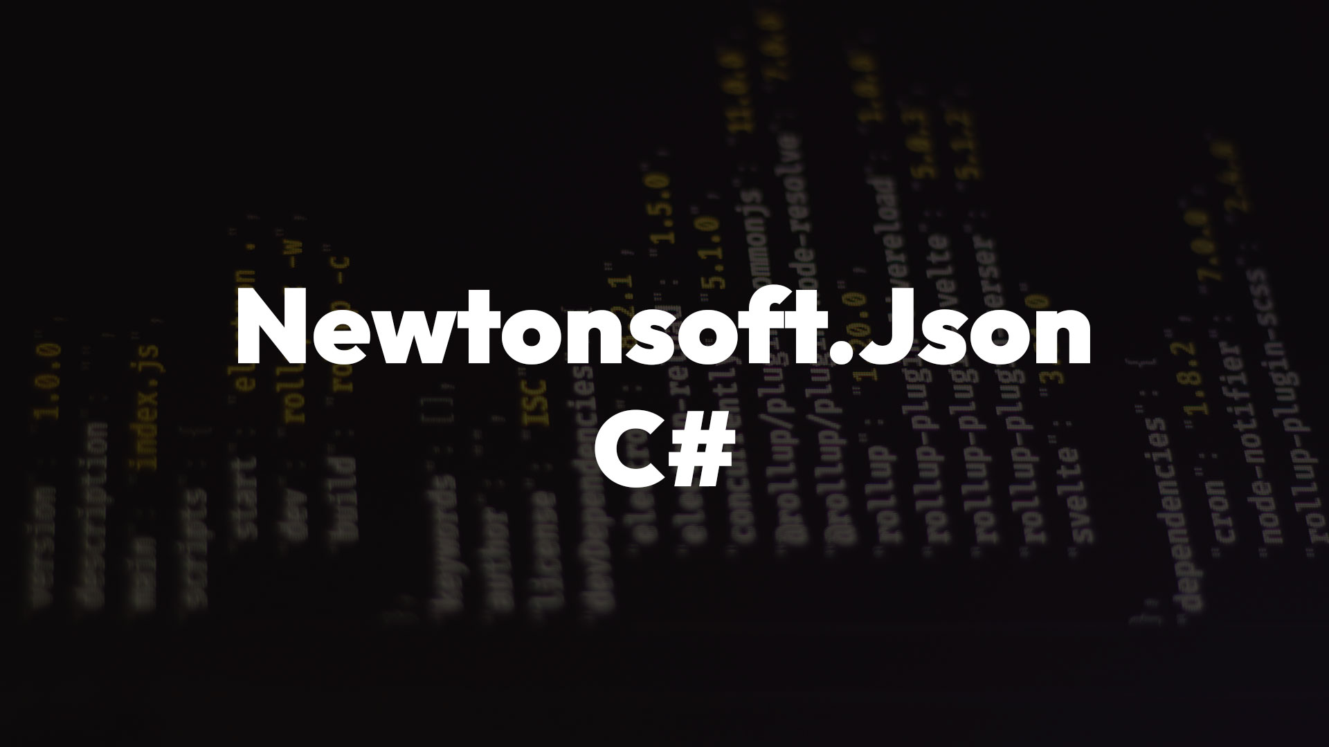 Mastering JSON in C# with Newtonsoft.Json